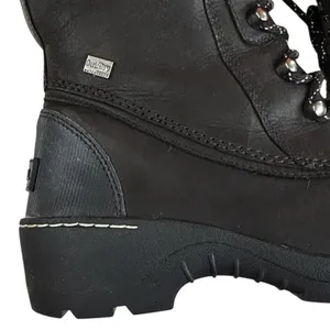 EUC Sorel Leather Whistler Tall Boots Black Size 8 thumbnail 3