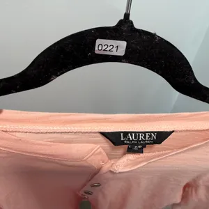 Lauren Ralph Lauren Henley Shirt Pink Small Slub Cotton Casual Work Office thumbnail 7