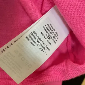 J.Crew Womens Bright Pink Wool Crewneck Long Sleeve pull over Sweater thumbnail 5