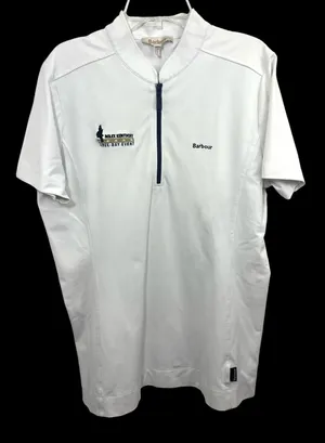 BARBOUR Rolex Equestrian Kentucky Shirt Medium Three Day Event 10 White Women's thumbnail 1
