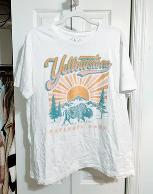 Pink Lily Yellowstone Graphic Tee thumbnail 2