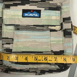 KAVU Bag Keeper Semi Padded Sling Canvas Crossbody Maytide Ikat thumbnail 6