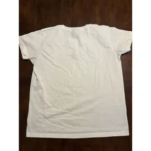 Nike Mens/Womens White T-Shirt Small Red Mini Swoosh Embroidered Classic Tee Y2K thumbnail 3