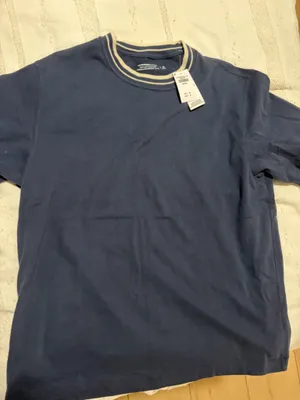 Men’s Abercrombie Shirt Navy Blue thumbnail 1