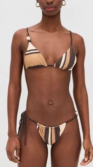 Shopbop SIR. Mahogany String Triangle Bikini thumbnail 1