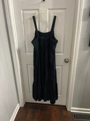 The Drop Britt Tiered Midi Tent Dress Black Size XXL New With Tag thumbnail 6
