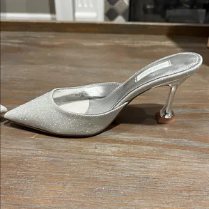 New Nine‎ West Women's Bridal Hott Pointy Toe Dress Mules Size 6.5 thumbnail 3