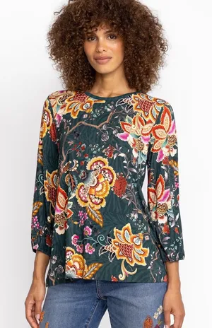Johnny Was The Janie Favorite Puff Sleeve Knit Long Sleeve Tee thumbnail 1