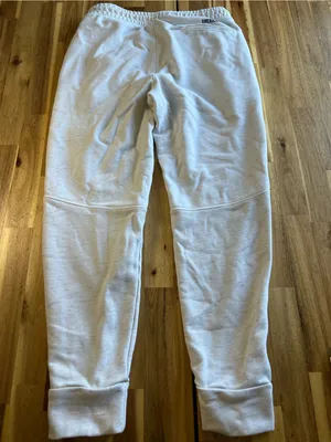 American Eagle Jogger Sweatpants Women’s Medium Cream Zip Pocket Lounge Pants thumbnail 5