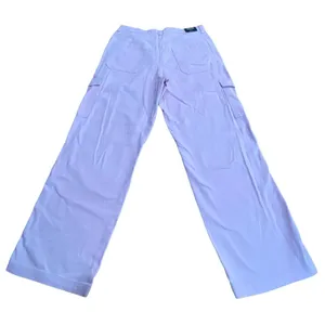 NEW Divided 90's Baggy Denim Jeans‎ Womens Size 12 Light Pink wash Wide Leg Y2K thumbnail 2