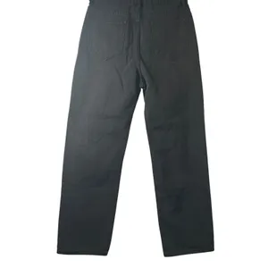 Black Distressed‎ Ripped Jeans Women's Size S Wide Leg Baggy Denim Pants thumbnail 2