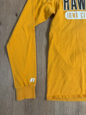 University of Iowa Hawkeyes Mustard Yellow Long Sleeve thumbnail 2