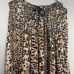 Vintage Broomstick Skirt Animal Print Safari Leopard Tiger Cheetah Big Cat Boho thumbnail 4