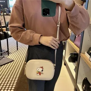 Authentic COACH Pebbled leather top zip Peanut Crossbody NWT thumbnail 4