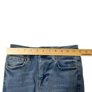 Frame Denim Blue Flare Jeans thumbnail 6