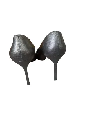 Manolo Blahnik Pumps Silver sparkly Pointed Toe Shoes 41 thumbnail 6