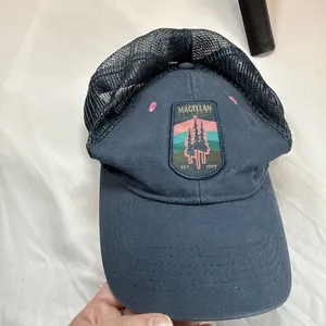 Magellan Navy Blue With Logo Baseball Cap Preowned thumbnail 2