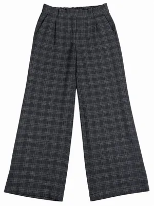 American Eagle Women's Wide Leg Trousers Plaid Size 0 Soft thumbnail 1