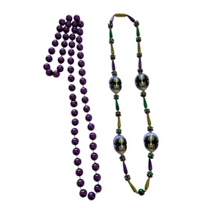 Mardi Gras New Orleans Specialty Beads Faces Parade Throw New Vtg Bundle Lot 2 thumbnail 2