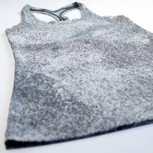 Lululemon Cool Racerback II Tank Women Size 4 Luon‎ Spray Jacquard White Black thumbnail 10