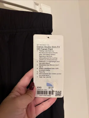 NEW Lululemon Dance Studio Slim-Fit HR Flared Pant Size XXS thumbnail 2