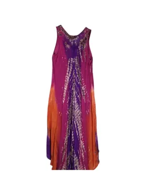 Women's Multi and Purple Dress Size M thumbnail 3