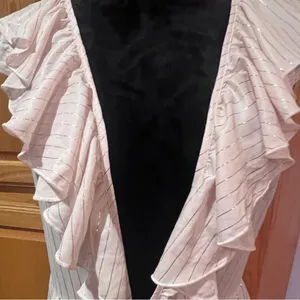 Victoria's Secret Dream Angels Sheer Satin Ruffle Kimono Robe Pink‎ & Rose Gold thumbnail 12