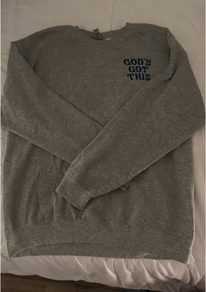 “God’s Got This” Crewneck Gray Size L thumbnail 1