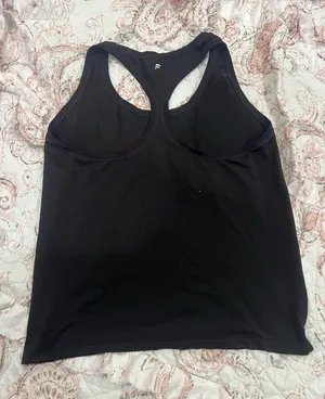 Fabletics Feather Tech Racerback Tank black LG thumbnail 1