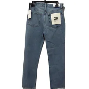 RE/DONE 90s High Rise Loose Jeans Womens 28 Worn Blue Straight Leg NWT thumbnail 4