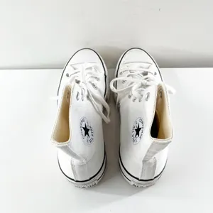 Converse Chuck Taylor High Top Lace Up Platform Sneakers White 6 thumbnail 6
