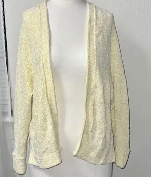 Urban Outfitters knit pastel yellow cardigan thumbnail 2