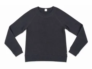 aritzia tna black waffle knit top long sleeve xs thumbnail 1