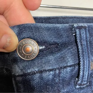 American Eagle Outfitters curvy super hi-rise shortie Jean Shorts size 4‎ thumbnail 4
