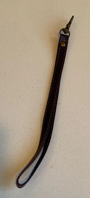 Purple Faux Leather Replacement Wristlet Wrist Bag Strap thumbnail 1