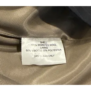 Ariat‎ Womens Size 10 Regular Worsted Wool 3 Button Blazer Pin Stripe Career thumbnail 8