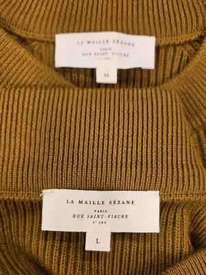 💕SEZANE💕 Ribbed Knit Set: Sami Jumper (Medium) + Naelle Skirt (Large) Green thumbnail 15