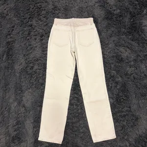 Abercrombie & Fitch faux leather top High Rise Cream 90s ultra highrise Jean 27 thumbnail 11