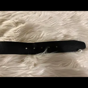 Michael Kors Black Belt with Silver Hardware thumbnail 5