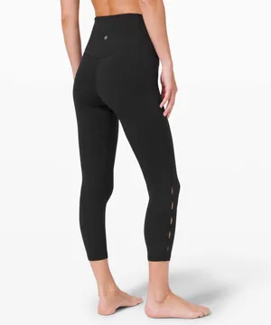 Lululemon Unlimit High-Rise Tight 25” Women’s Size 4 Black Yoga Leggings thumbnail 2