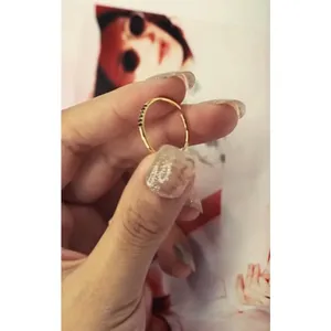 Boutique Dainty Black‎ Onyx Yellow Gold Ring | Gold S925 thumbnail 12