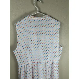 Draper James Size 14 Dress White Colorful Textured Dots Kidcore Clowncore Midi thumbnail 8