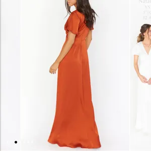 Show Me Your Mumu Burnt Orange Luxe Satin Bridesmaid Dress - Rome Twist Gown thumbnail 9