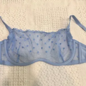 PINK Victoria’s Secret large Wink unlined heart embroidered scoop bra BC3 3211 thumbnail 8