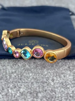NWOT Julie Vos Kaleidoscope Hinge Bracelet thumbnail 7