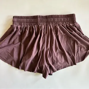 Keiki Kona Flowy Mauve Athletic Shorts Size Small thumbnail 2
