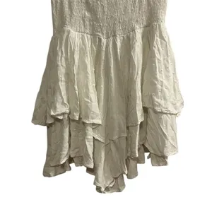 Princess Polly Women's‎ White Ruffle Romper Dress Size 6 Spring Short thumbnail 3