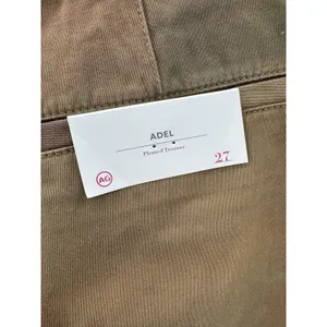 AG Adriano Goldschmied Adel Trousers 27 NWT‎ Barrel Leg Pleated Cropped Utility thumbnail 7