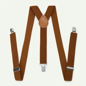 Brown Harness Suspenders Unisex Steampunk thumbnail 1