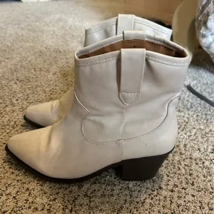 Target Women's Off-White Ankle Booties thumbnail 1